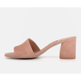 Marco Shoes Zapatillas de mujer Marco de ante natural rosado 7
