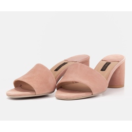 Marco Shoes Zapatillas de mujer Marco de ante natural rosado 8