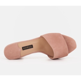 Marco Shoes Zapatillas de mujer Marco de ante natural rosado 9