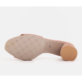 Marco Shoes Zapatillas de mujer Marco de ante natural rosado 1