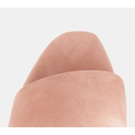 Marco Shoes Zapatillas de mujer Marco de ante natural rosa 2