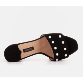 Marco Shoes Zapatillas de mujer Marco de ante natural negro 6