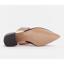 Marco Shoes Bombas de mujer elegantes para el verano. negro dorado 3