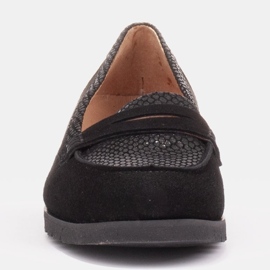 Marco Shoes Zapatos ligeros con una parte inferior muy suave y un refuerzo oculto. negro 2