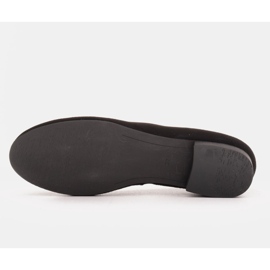 Marco Shoes Bailarinas de mujer Marco fabricadas en ante natural de alta calidad negro 7
