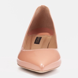 Marco Shoes Bombas elegantes con tacones bajos naranja 2