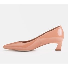 Marco Shoes Bombas elegantes con tacones bajos naranja 5