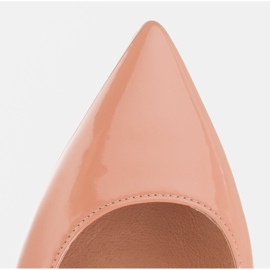 Marco Shoes Bombas elegantes con tacones bajos naranja 8