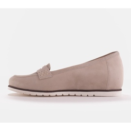 Marco Shoes Zapatos ligeros con una parte inferior muy suave y un refuerzo oculto. beige 3