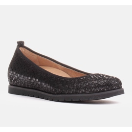Marco Shoes Bailarinas ligeras con una parte inferior muy suave y un refuerzo oculto negro 1