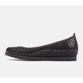 Marco Shoes Bailarinas ligeras con una parte inferior muy suave y un refuerzo oculto negro 2