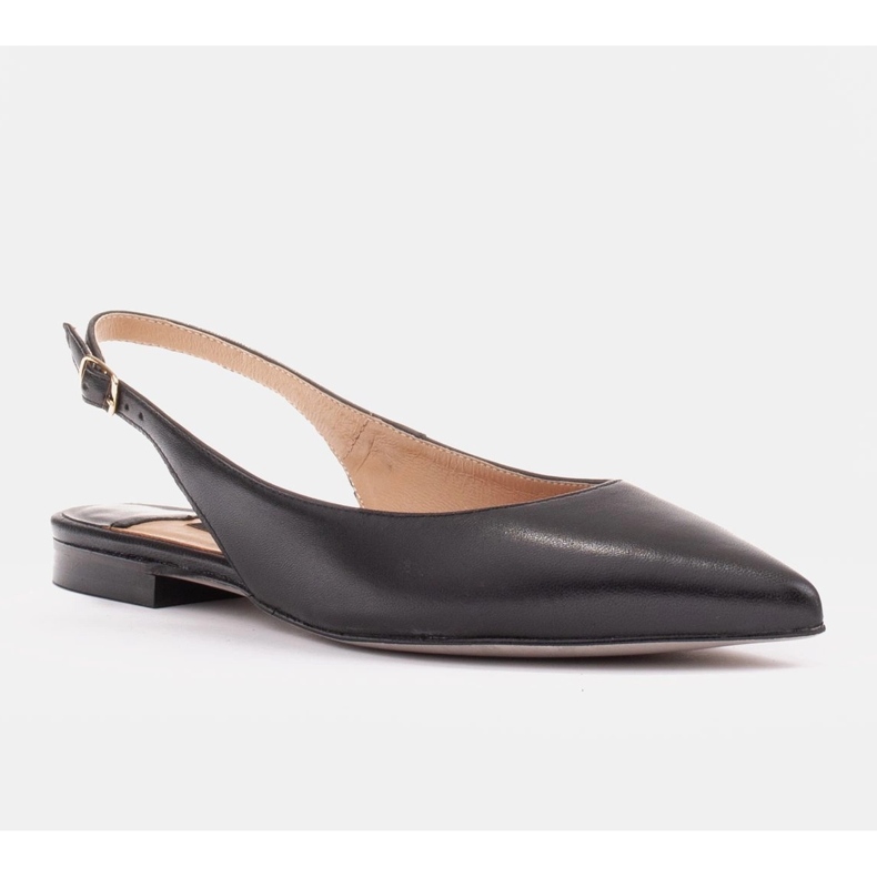 Marco Shoes Sandalias de piel natural en color negro 1