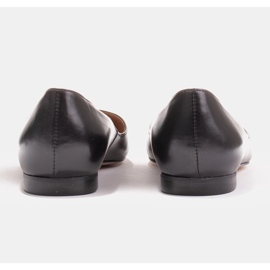 Marco Shoes Bailarinas de mujer con laterales bajos negro 6