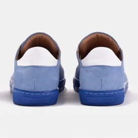 Marco Shoes Zapatillas deportivas de ante natural de alta calidad azul 3