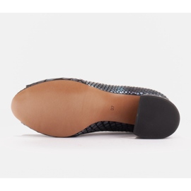 Marco Shoes Calzado de mujer cómodo con frente abierto azul marino 5
