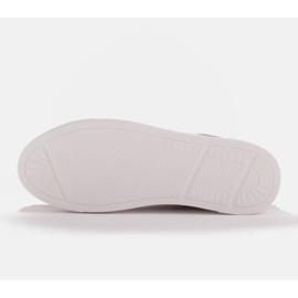 Marco Shoes Zapatillas de mujer de piel auténtica con suela gruesa dorado 9