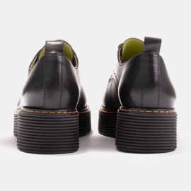 Marco Shoes Mocasines Chiara en piel cepillada negro 7