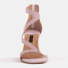 Marco Shoes Elegantes sandalias Ava rosado 2