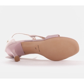 Marco Shoes Elegantes sandalias Ava rosado 7