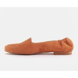 Marco Shoes Bailarinas de mujer con banda elástica en la parte superior naranja 3