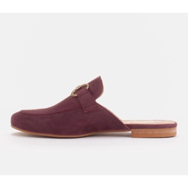 Marco Shoes Zapatillas de mujer de ante con adorno rojo multicolor 6