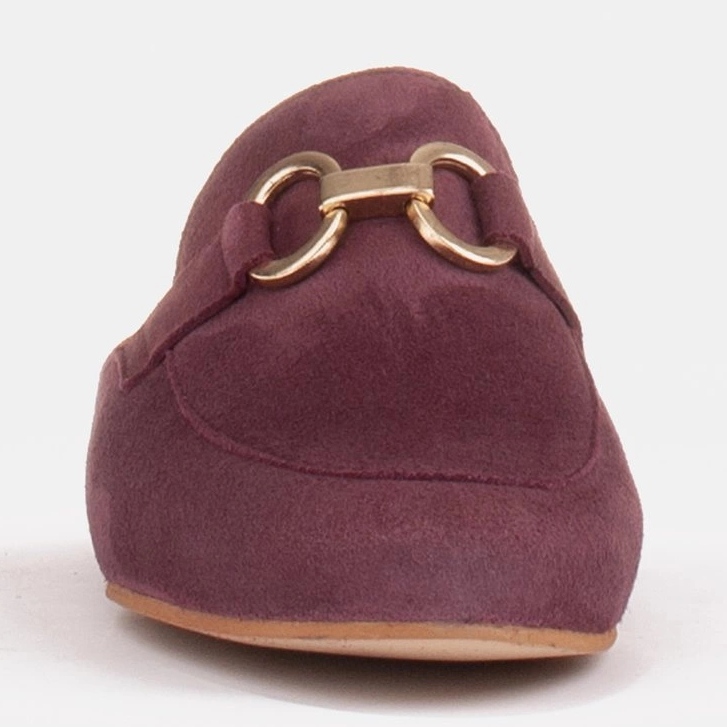 Marco Shoes Zapatillas de mujer de ante con adorno rojo multicolor 1