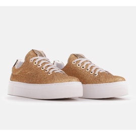 Marco Shoes Zapatillas ligeras con suela gruesa 1958P-1208-615-1 dorado 4