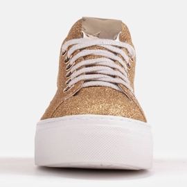 Marco Shoes Zapatillas ligeras con suela gruesa 1958P-1208-615-1 dorado 1