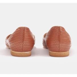 Marco Shoes Bailarinas de mujer con laterales bajos marrón 5