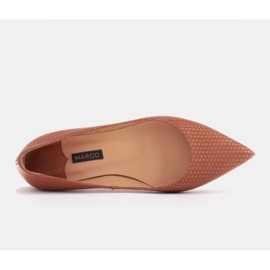 Marco Shoes Bailarinas de mujer con laterales bajos marrón 4