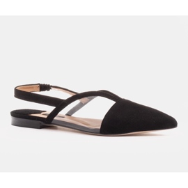 Marco Shoes Sandalias de piel natural en color negro 2