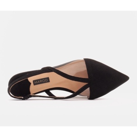 Marco Shoes Sandalias de piel natural en color negro 6