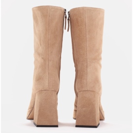 Marco Shoes Botas Rosalia en la plataforma beige 5