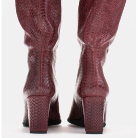 Marco Shoes Botas Kate con una parte superior más ancha rojo multicolor 4