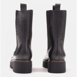 Marco Shoes Botas Greta con goma elástica negro 6