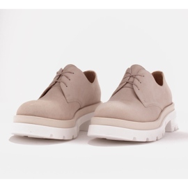 Marco Shoes Zapatos Angelina con suela en blanco y beige 5