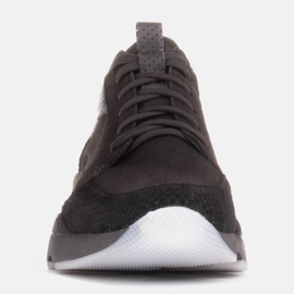 Marco Shoes Deportivas de piel negra negro 3