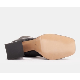 Marco Shoes Botines de plataforma con goma en el empeine negro 6
