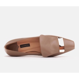 Marco Shoes Bailarinas con lengua decorativa beige 1