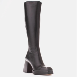Marco Shoes Botas Patrizia elegantes en la plataforma negro 1
