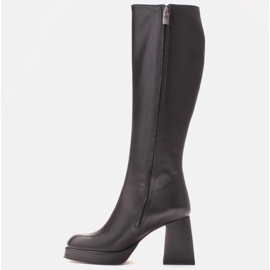 Marco Shoes Botas Patrizia elegantes en la plataforma negro 4