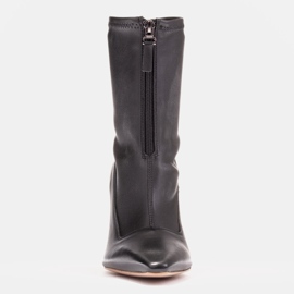 Marco Shoes Tacones altos de mujer con parte superior flexible negro 2