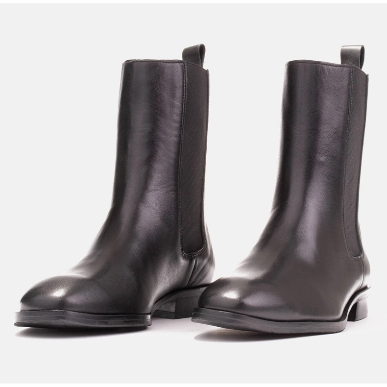 Marco Shoes Botines Chelsea Sofi con goma en la parte superior negro 2