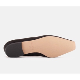 Marco Shoes Bailarinas lords de mujer con flecos negro 6