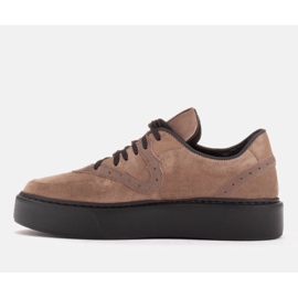 Marco Shoes Zapatillas ligeras de terciopelo natural beige 2