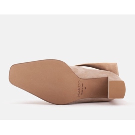 Marco Shoes Botines de tacón con cuello vuelto beige 5