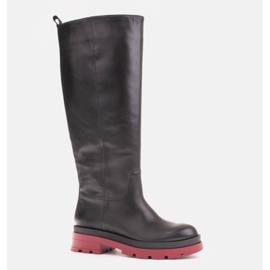 Marco Shoes Botas de trampero con una parte superior más ancha negro 1