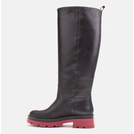 Marco Shoes Botas de trampero con una parte superior más ancha negro 2