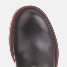 Marco Shoes Botas de trampero con una parte superior más ancha negro 4