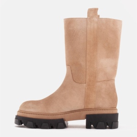 Marco Shoes Botas de cazador de ante beige 2